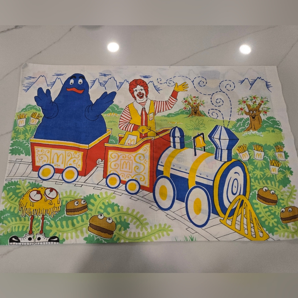 Vintage McDonalds Pillowcase